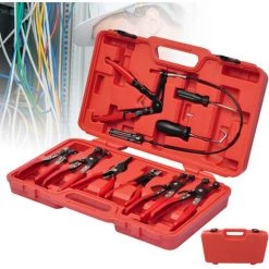 Hengda Pinces à Colliers Avec Mallette De Transport 11pcs Pinces à Colliers Spéciales - Noir