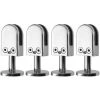 Pince En Verre En Acier Inox 304 Support De Fixation De Support Au Sol à Dos Plat Pour Sans Cadre Pour Main Courante Support De Finition De Brosse Panneaux De Verre Clôture De Piscine En Verre，Fontainebleau
