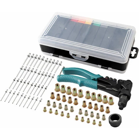 PROSTER Kit De Pince écrou à Riveter Pistolet à écrou Rivet Outils Pour Riveteuse à Main 5 PROSTER Kit De Pince écrou à Riveter Pistolet à écrou Rivet Outils Pour Riveteuse à Main – Image 5