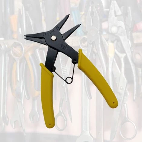 Fei Yu Pinces De Circlip, Outil De Remontage De 2 En 1Rémoval, Pince à Sonnerie Externe Interne 5.5inch 2 Fei Yu Pinces De Circlip, Outil De Remontage De 2 En 1Rémoval, Pince à Sonnerie Externe Interne 5.5inch – Image 2