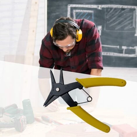 Fei Yu Pinces De Circlip, Outil De Remontage De 2 En 1Rémoval, Pince à Sonnerie Externe Interne 5.5inch 4 Fei Yu Pinces De Circlip, Outil De Remontage De 2 En 1Rémoval, Pince à Sonnerie Externe Interne 5.5inch – Image 4