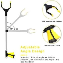 BENOBBY KIDS Outils De Ramassage, 82cm Pince De Préhension Pour Personnes Agées, Extra-Long, Léger Et Pratique, Pour Prise De La Corbeille, Ramassage Des Déchets, Déchets De Jardin,jaune, Un Paquet 7 BENOBBY KIDS Outils De Ramassage, 82cm Pince De Préhension Pour Personnes Agées, Extra-Long, Léger Et Pratique, Pour Prise De La Corbeille, Ramassage Des Déchets, Déchets De Jardin,jaune, Un Paquet -Pince et tenaille Soldes 56069854 3