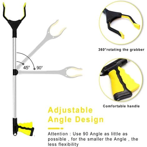 BENOBBY KIDS Outils De Ramassage, 82cm Pince De Préhension Pour Personnes Agées, Extra-Long, Léger Et Pratique, Pour Prise De La Corbeille, Ramassage Des Déchets, Déchets De Jardin,jaune, Un Paquet 3 BENOBBY KIDS Outils De Ramassage, 82cm Pince De Préhension Pour Personnes Agées, Extra-Long, Léger Et Pratique, Pour Prise De La Corbeille, Ramassage Des Déchets, Déchets De Jardin,jaune, Un Paquet – Image 3