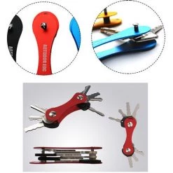 SUPERSELLER Porte-clés Pratique En Métal Accessoire De Clé Portable Multifonctionnel Couverture De Clé Légère - Or -Pince et tenaille Soldes 56091527 4