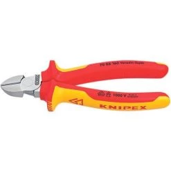 Pince Coupante Chrome 180mm Isolee 1000v Knipex