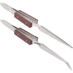 STARLIGHT SL.GT,2 Pièces Pince à épiler Autobloquante, Pince à épiler Droite à Pointe Incurvée -Pince et tenaille Soldes 56569274 5