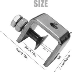 STARLIGHT SL.GT,Serre Joints C Pince Fixation Travail Bois Pince En C Robustes En Acier Inoxydable Tigre Pince De Menuiserie(4 Pièces) 8 STARLIGHT SL.GT,Serre Joints C Pince Fixation Travail Bois Pince En C Robustes En Acier Inoxydable Tigre Pince De Menuiserie(4 Pièces) -Pince et tenaille Soldes 56569321 4