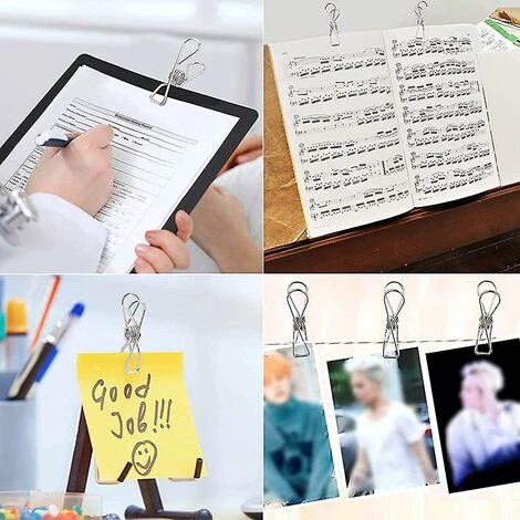 CADEAUX 100pcs Pinces à Linge Pinces à Linge En Acier Inoxydable Corde à Linge Pinces à Linge En Métal - 5 3 CADEAUX 100pcs Pinces à Linge Pinces à Linge En Acier Inoxydable Corde à Linge Pinces à Linge En Métal - 5 – Image 3