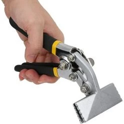 BARES Pince à Plier Les Tôles, Sertisseuse Manuelle à Pince à Tôle, Pince à Sertir à Poignée Antidérapante, Cintreuse à Tôles(Incurvé) -Pince et tenaille Soldes 56837701 4