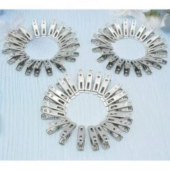 IRISFR 60 Pièces En Acier Inoxydable Pinces à Linge En Métal Vêtements Pinces Broches Clips Avec Boîte De Rangement Pour Vêtements Chaussette Alimentaire étanchéité Photos,Lilaris 9 IRISFR 60 Pièces En Acier Inoxydable Pinces à Linge En Métal Vêtements Pinces Broches Clips Avec Boîte De Rangement Pour Vêtements Chaussette Alimentaire étanchéité Photos,Lilaris -Pince et tenaille Soldes 57121438 5