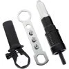 TINOR Adaptateur De Pistolet à Riveter électrique Adaptateur De Perceuse à Riveter Outil D'écrou D'insertion De Riveteuse Avec Tête De Rivet De Diamètre 2.4/3.2/4.0/4.8mm Et Clé à Poignée Noire
