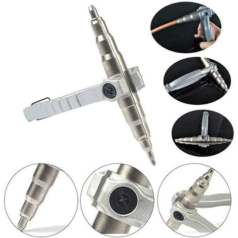 FONTAINEBLEAU Expander De Tube De Tuyau De Cuivre, Manuel Outil D'extension Pour Divers Tubes L'installation Du Climatiseur Maintient La Réparation,argent, Une Pièce,Fonepro 5 FONTAINEBLEAU Expander De Tube De Tuyau De Cuivre, Manuel Outil D'extension Pour Divers Tubes L'installation Du Climatiseur Maintient La Réparation,argent, Une Pièce,Fonepro – Image 5