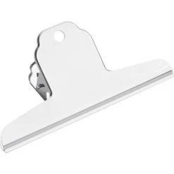 IRISFR Grand Clip De Bouledogue De 4 Pouces, Agrafes Argentées De Reliure D'argent De Dossier De Fichier D'acier Inoxydable De De Paquet De 5，Lilaris