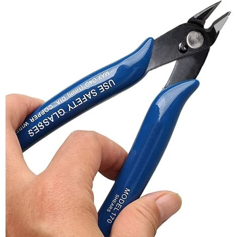 READCLY Pinces Coupantes De Côté, Yuanzi Cisaille Latérale Outil De Coupe, Pouce/Pince à Dénuder Acier Pour Câble Électrique, Bijoux Réparation, Travaux Pratiques, Bricolage (2 Pack, Bleu) 4 READCLY Pinces Coupantes De Côté, Yuanzi Cisaille Latérale Outil De Coupe, Pouce/Pince à Dénuder Acier Pour Câble Électrique, Bijoux Réparation, Travaux Pratiques, Bricolage (2 Pack, Bleu) – Image 4