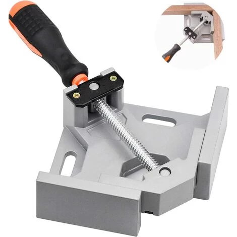 TINOR 90 Degrés Pince A Angle Droit, Pinces à Souder D'angle Droit 90 Degrés Pince D'angle Clip De Cadre De Travail Du Bois, Outil De Soudage De Charpentier (Machoire étau Reglable D'angle) 1 TINOR 90 Degrés Pince A Angle Droit, Pinces à Souder D'angle Droit 90 Degrés Pince D'angle Clip De Cadre De Travail Du Bois, Outil De Soudage De Charpentier (Machoire étau Reglable D'angle)