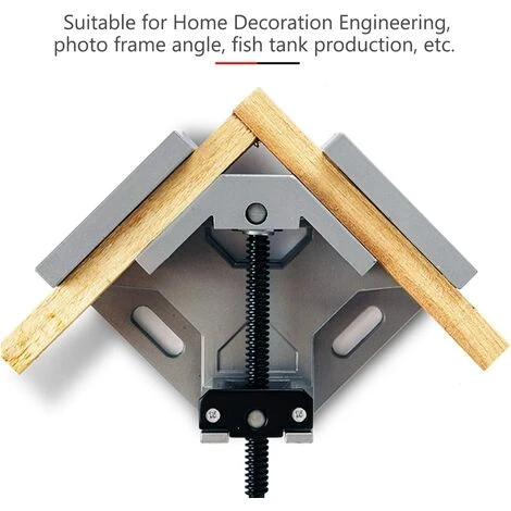 TINOR 90 Degrés Pince A Angle Droit, Pinces à Souder D'angle Droit 90 Degrés Pince D'angle Clip De Cadre De Travail Du Bois, Outil De Soudage De Charpentier (Machoire étau Reglable D'angle) 4 TINOR 90 Degrés Pince A Angle Droit, Pinces à Souder D'angle Droit 90 Degrés Pince D'angle Clip De Cadre De Travail Du Bois, Outil De Soudage De Charpentier (Machoire étau Reglable D'angle) – Image 4
