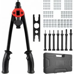 OUYIFAN Pince à Riveter Professionnelle 16 ''pince à Riveter Avec 100 écrous à Riveter M3, M4, M5, M6, M8, M10, M12
