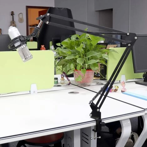 IRISFR Lilaris Serre-joint En C - Accessoire De Montage - Pince De Bureau Robuste - Pour Table De Bureau - Pour Support De Moniteur - Station De Travail,noir, Une Pièce 5 IRISFR Lilaris Serre-joint En C - Accessoire De Montage - Pince De Bureau Robuste - Pour Table De Bureau - Pour Support De Moniteur - Station De Travail,noir, Une Pièce – Image 5