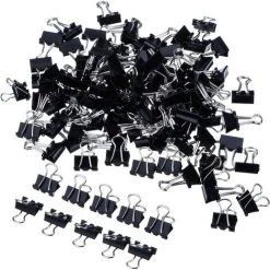 PERLE RARE Mini Pinces à Dessin De Papier Binder Clips En Métal, 60 Pièces (15mm)