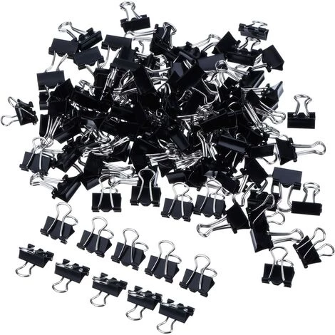 PERLE RARE Mini Pinces à Dessin De Papier Binder Clips En Métal, 60 Pièces (15mm) 1 PERLE RARE Mini Pinces à Dessin De Papier Binder Clips En Métal, 60 Pièces (15mm)