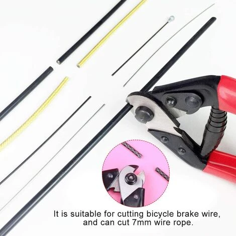 GRID COOL Coupe-Câble Vélo 190mm En Acier Au Chrome Vanadium Pince Coupe-câble De Vélo Outils De Coupe De Câble De Vélo Pour Coupe-Câble De Vélo 1mm - 7mm 4 GRID COOL Coupe-Câble Vélo 190mm En Acier Au Chrome Vanadium Pince Coupe-câble De Vélo Outils De Coupe De Câble De Vélo Pour Coupe-Câble De Vélo 1mm - 7mm – Image 4