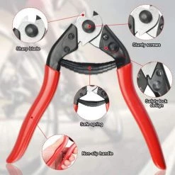 GRID COOL Coupe-Câble Vélo 190mm En Acier Au Chrome Vanadium Pince Coupe-câble De Vélo Outils De Coupe De Câble De Vélo Pour Coupe-Câble De Vélo 1mm - 7mm 9 GRID COOL Coupe-Câble Vélo 190mm En Acier Au Chrome Vanadium Pince Coupe-câble De Vélo Outils De Coupe De Câble De Vélo Pour Coupe-Câble De Vélo 1mm - 7mm -Pince et tenaille Soldes 58348737 5