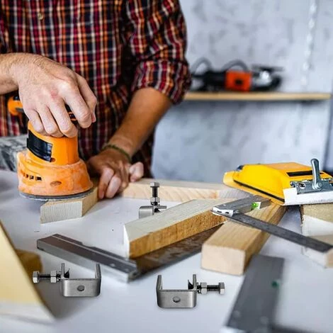IRISFR Serre Joints C Pince Fixation Travail Bois Pince En C Robustes En Acier Inoxydable 304 Tigre Pince De Menuiserie Pour Travail Bois Bricolage Soudage(4 Pièces)argent, Quatre Pièces 4 IRISFR Serre Joints C Pince Fixation Travail Bois Pince En C Robustes En Acier Inoxydable 304 Tigre Pince De Menuiserie Pour Travail Bois Bricolage Soudage(4 Pièces)argent, Quatre Pièces – Image 4