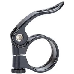 IRISFR Lilaris Collier De Tige De Selle De Vélo, Pince à Dégagement Rapide En Alliage D'aluminium Pour Tige De Selle De 27,2/28,6mm，noir, Une Pièce