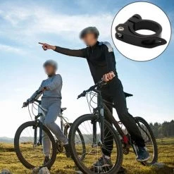 IRISFR Lilaris Collier De Tige De Selle De Vélo, Pince à Dégagement Rapide En Alliage D'aluminium Pour Tige De Selle De 27,2/28,6mm，noir, Une Pièce -Pince et tenaille Soldes 58508510 3