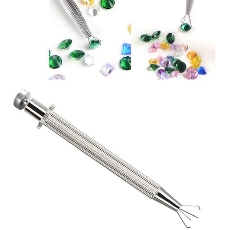 IRISFR Brucelles à Bijoux, Porte-bijoux Outil De Ramassage De Diamants Gemmes à Broche Brucelles à Griffes Attrapeur Pince à Saisir Brucelles Droites Pour La Fabrication De Bijoux Outil Avec 4 Griffes(long)argent, Une Pièce, Lilaris 4 IRISFR Brucelles à Bijoux, Porte-bijoux Outil De Ramassage De Diamants Gemmes à Broche Brucelles à Griffes Attrapeur Pince à Saisir Brucelles Droites Pour La Fabrication De Bijoux Outil Avec 4 Griffes(long)argent, Une Pièce, Lilaris – Image 4