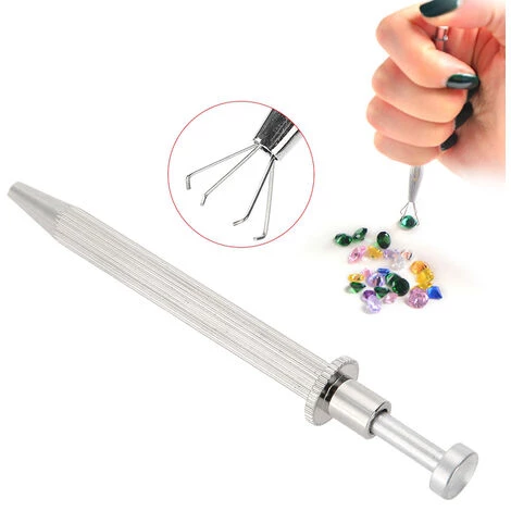 IRISFR Brucelles à Bijoux, Porte-bijoux Outil De Ramassage De Diamants Gemmes à Broche Brucelles à Griffes Attrapeur Pince à Saisir Brucelles Droites Pour La Fabrication De Bijoux Outil Avec 4 Griffes(long)argent, Une Pièce, Lilaris 5 IRISFR Brucelles à Bijoux, Porte-bijoux Outil De Ramassage De Diamants Gemmes à Broche Brucelles à Griffes Attrapeur Pince à Saisir Brucelles Droites Pour La Fabrication De Bijoux Outil Avec 4 Griffes(long)argent, Une Pièce, Lilaris – Image 5