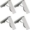 AOUGO 4 Pcs Pince Pour Nappe, Clip Nappe De Table En Acier Inoxydable Fixe-Nappe à Ressort Pour Restaurant Fêtes Pique-Nique