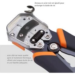TODOT 3 En 1 Pince à Dénuder Automatique, Pince à Sertir, Pour Câbles 0.2-6 Mm², Coupeur Câble Fil Corde, Outil Sertissage- MWS02 -Pince et tenaille Soldes 58758009 3
