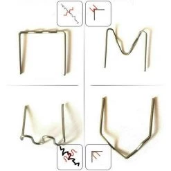 IRISFR Lilaris Lot De 2000 Pinces à Souder En Acier Inoxydable 0,8 Mm 0,6 Mm 4 Formes Pour Pare-chocs De Voiture En Plastique Réparation Hot Staples Welder Staple,argent 7 IRISFR Lilaris Lot De 2000 Pinces à Souder En Acier Inoxydable 0,8 Mm 0,6 Mm 4 Formes Pour Pare-chocs De Voiture En Plastique Réparation Hot Staples Welder Staple,argent -Pince et tenaille Soldes 58807777 3