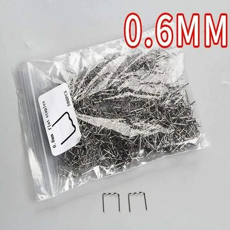 IRISFR Lilaris Lot De 2000 Pinces à Souder En Acier Inoxydable 0,8 Mm 0,6 Mm 4 Formes Pour Pare-chocs De Voiture En Plastique Réparation Hot Staples Welder Staple,argent 5 IRISFR Lilaris Lot De 2000 Pinces à Souder En Acier Inoxydable 0,8 Mm 0,6 Mm 4 Formes Pour Pare-chocs De Voiture En Plastique Réparation Hot Staples Welder Staple,argent – Image 5