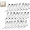 DKSFJKL Clip Nappe,Pinces à Nappe Lot De 24,Acier Inoxydable Supports Pour Nappes Pour Pique-niques De Fête Chapiteaux Et Mariages Tables De Pique-Nique
