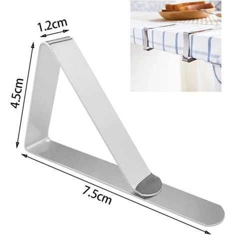 DKSFJKL Clip Nappe,Pinces à Nappe Lot De 24,Acier Inoxydable Supports Pour Nappes Pour Pique-niques De Fête Chapiteaux Et Mariages Tables De Pique-Nique 2 DKSFJKL Clip Nappe,Pinces à Nappe Lot De 24,Acier Inoxydable Supports Pour Nappes Pour Pique-niques De Fête Chapiteaux Et Mariages Tables De Pique-Nique – Image 2