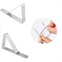 DKSFJKL Clip Nappe,Pinces à Nappe Lot De 24,Acier Inoxydable Supports Pour Nappes Pour Pique-niques De Fête Chapiteaux Et Mariages Tables De Pique-Nique 7 DKSFJKL Clip Nappe,Pinces à Nappe Lot De 24,Acier Inoxydable Supports Pour Nappes Pour Pique-niques De Fête Chapiteaux Et Mariages Tables De Pique-Nique -Pince et tenaille Soldes 59203108 3