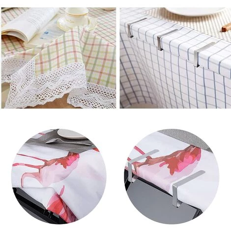 DKSFJKL Clip Nappe,Pinces à Nappe Lot De 24,Acier Inoxydable Supports Pour Nappes Pour Pique-niques De Fête Chapiteaux Et Mariages Tables De Pique-Nique 5 DKSFJKL Clip Nappe,Pinces à Nappe Lot De 24,Acier Inoxydable Supports Pour Nappes Pour Pique-niques De Fête Chapiteaux Et Mariages Tables De Pique-Nique – Image 5