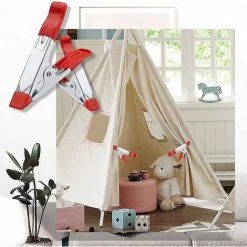 DKSFJKL 20 Pièces 2 Pouces Ressort Métallique Pinces, Petites Pinces à Ressort En Métal, Pince à Colle Métallique, Convient Pour Les Tentes De Camping, Les Clips De Fond De Photographie -Pince et tenaille Soldes 59288267 5