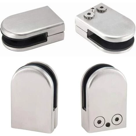 ZOLGINAH 6 Pièces Pinces à Verre, 10~12mm L Taille 304 Acier Inoxydable Porte-Verre, Réglable Support En Verre Support Dos, Pour Balustrade Escalier Main Courante 3 ZOLGINAH 6 Pièces Pinces à Verre, 10~12mm L Taille 304 Acier Inoxydable Porte-Verre, Réglable Support En Verre Support Dos, Pour Balustrade Escalier Main Courante – Image 3