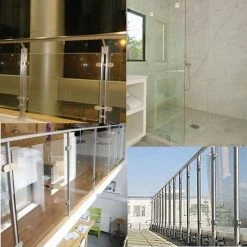 ZOLGINAH 6 Pièces Pinces à Verre, 10~12mm L Taille 304 Acier Inoxydable Porte-Verre, Réglable Support En Verre Support Dos, Pour Balustrade Escalier Main Courante 9 ZOLGINAH 6 Pièces Pinces à Verre, 10~12mm L Taille 304 Acier Inoxydable Porte-Verre, Réglable Support En Verre Support Dos, Pour Balustrade Escalier Main Courante -Pince et tenaille Soldes 59345580 5