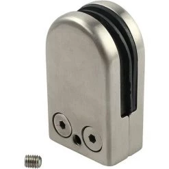 ZOLGINAH Pince De Verre 8 PCS 6-8mm En Acier Inoxydable 304 Clip En Verre Pince Support Dos Plat Finition Chromig Pour Balustrade -Pince et tenaille Soldes 59346603 5