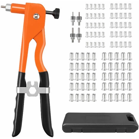 PROSTER Pistolet à Riveter 10" Pinces à Riveter M3 M4 M5 M6 Pistolet à Riveter à Main Professionnelles Outils De Rivetage Avec Système De Réglage D'écrou 100 Pièces 5 PROSTER Pistolet à Riveter 10" Pinces à Riveter M3 M4 M5 M6 Pistolet à Riveter à Main Professionnelles Outils De Rivetage Avec Système De Réglage D'écrou 100 Pièces – Image 5