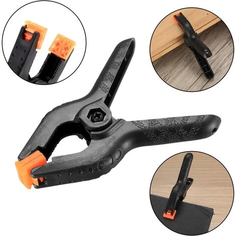 LONGZIMING 10 Pièces Pinces à Ressort, 3 Pouces Pinces Clips Nylon, Pince De Serrage Serre-joint Pour Travaux Du Bois Et Studio De Photographie 3 LONGZIMING 10 Pièces Pinces à Ressort, 3 Pouces Pinces Clips Nylon, Pince De Serrage Serre-joint Pour Travaux Du Bois Et Studio De Photographie – Image 3