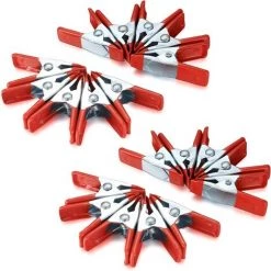 LONGZIMING 20 Pièces Pinces à Ressort Métal, Modélisme Pince à épiler, Metal Spring Clamps, Pinces à Linge Grip Holder Pour Bâche, Camping, Tarpaulin, Travail Bois, Outil De Modélisation - 2 Pouces -Pince et tenaille Soldes 59484173 5