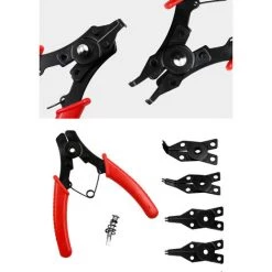 CATHERINE Pince à Circlips Quatre En Un Rouge -Pince et tenaille Soldes 59485498 4