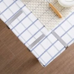 LONGZIMING Clip Nappe, 6 Pièces Pince Nappe, Pince Nappe Table, Pince à Nappe Extérieure, Clip Nappe Table, Nappe Clips Acier Inoxydable, Attache Nappe Jardin Pour Cuisine, Restaurant, Pique-Nique, Mariage Fête -Pince et tenaille Soldes 59487783 3