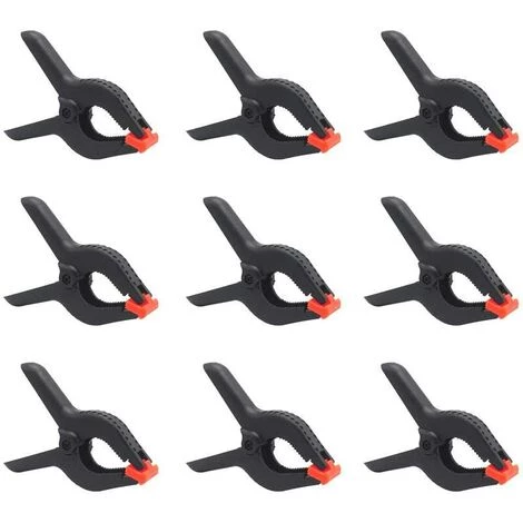 MODOU 9 Pcs 3,5 Pouces Pinces Clips Universels Pour Studio Papier Toile Mousseline Toile De Fond, Heavy Duty Pinces à Ressort, Menuiserie Pinces à Ressort. 1 MODOU 9 Pcs 3,5 Pouces Pinces Clips Universels Pour Studio Papier Toile Mousseline Toile De Fond, Heavy Duty Pinces à Ressort, Menuiserie Pinces à Ressort.