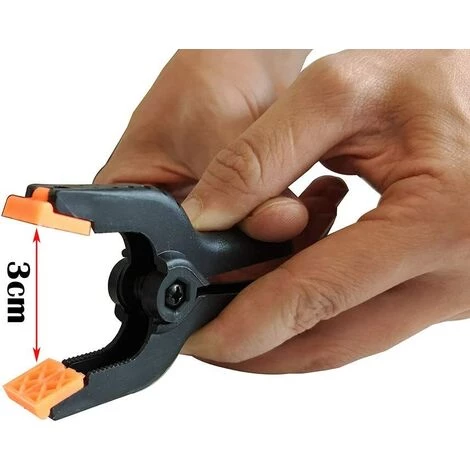 MODOU 9 Pcs 3,5 Pouces Pinces Clips Universels Pour Studio Papier Toile Mousseline Toile De Fond, Heavy Duty Pinces à Ressort, Menuiserie Pinces à Ressort. 2 MODOU 9 Pcs 3,5 Pouces Pinces Clips Universels Pour Studio Papier Toile Mousseline Toile De Fond, Heavy Duty Pinces à Ressort, Menuiserie Pinces à Ressort. – Image 2